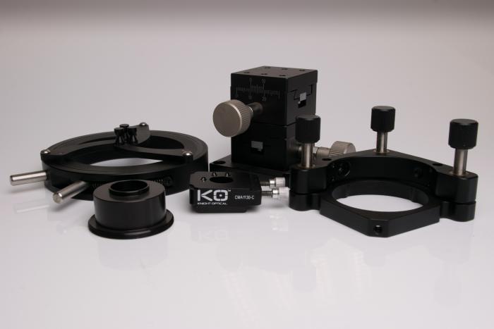 Optomechanics  post clamps from  Knight Optical